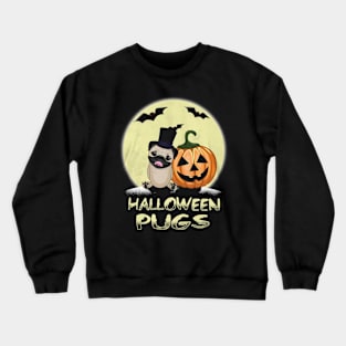 Halloween pug Crewneck Sweatshirt